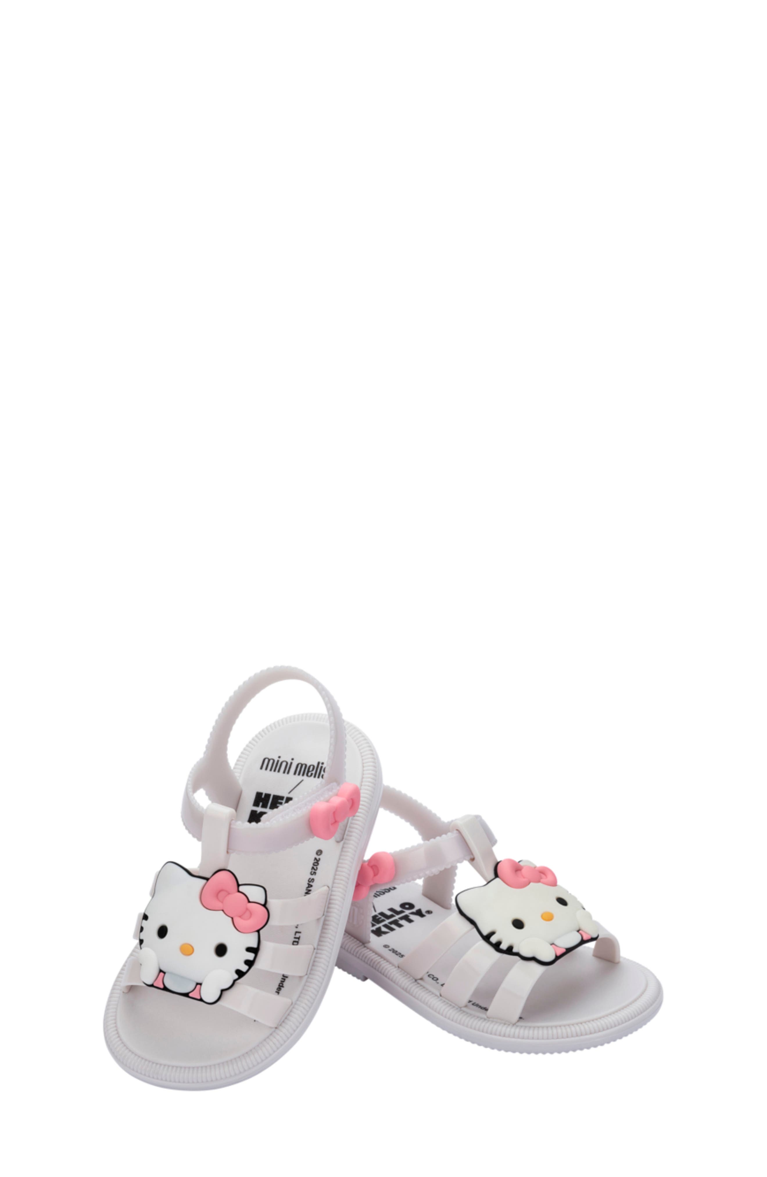 x Hello Kitty Kids' Hip Sandal, Alternate, color, WHITE/ WHITE