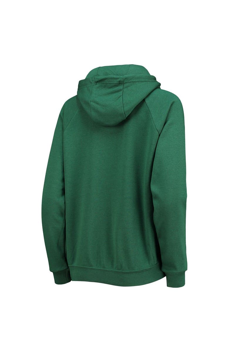 NIKE X LEBRON JAMES Women's Nike x LeBron James Green Florida A&M Rattlers Pillbox Varsity Raglan Pullover Hoodie, Alternate, color, Green