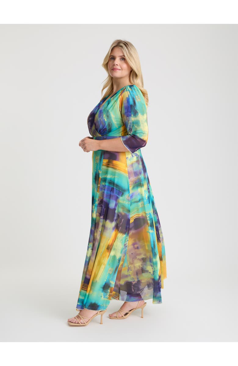 Scarlett & Jo Verity Abstract Print Maxi Gown, Alternate, color, Abstract Multi