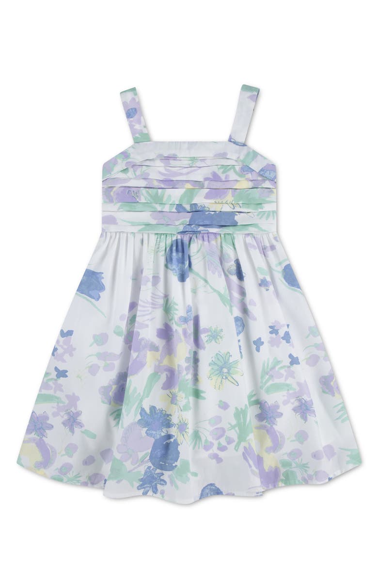 abercrombie kids Kids' Emerson Bubble Dress, Main, color, Bright White