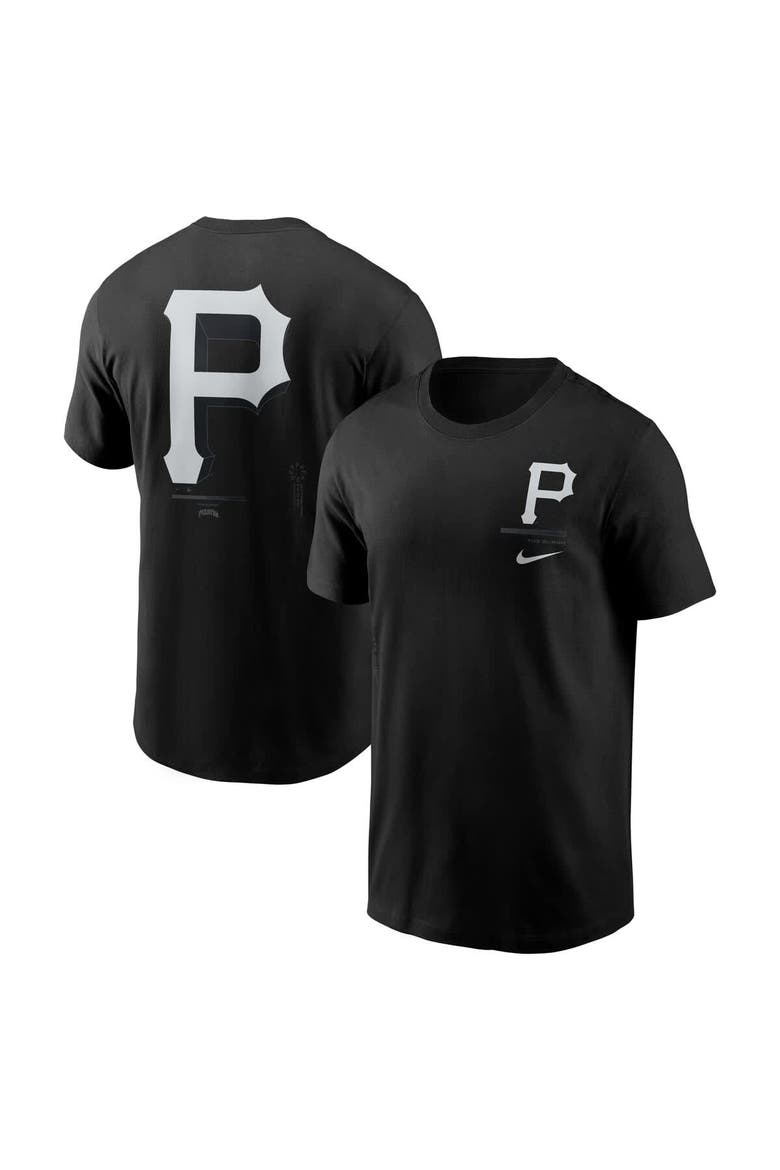 Men's Nike  Black Pittsburgh Pirates  Lights Out Bar Loading T-Shirt, Main, color, Black