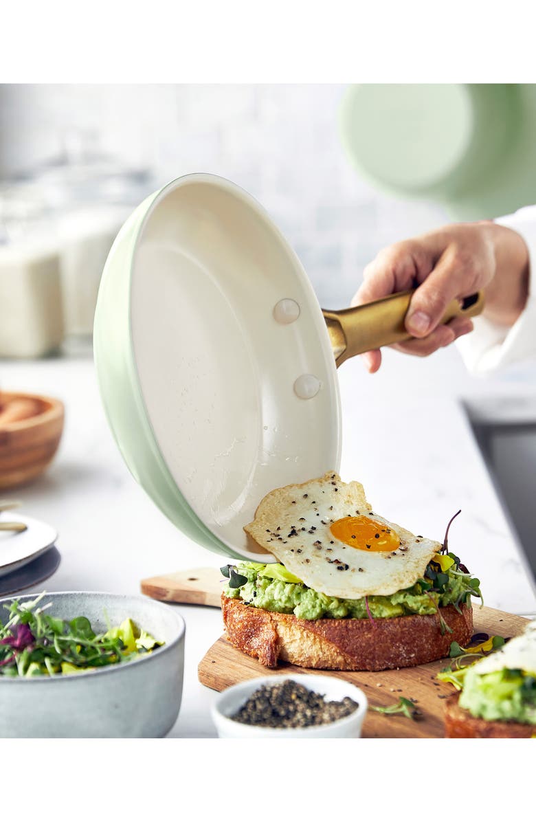 GreenPan Reserve Set of 3 Nonstick Ceramic Fry Pans, Alternate, color, 