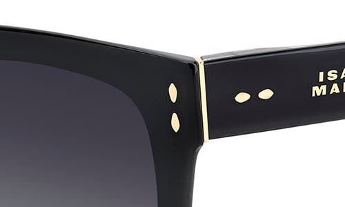 Isabel Marant Gradient Square Acetate Sunglasses In Black