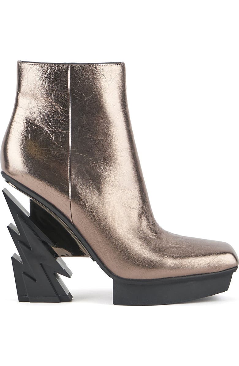 United Nude Glam Square Boot, Main, color, Gun Metal