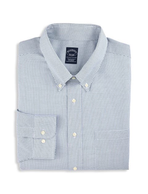 Big & Tall Non-Iron Micro Check Dress Shirt