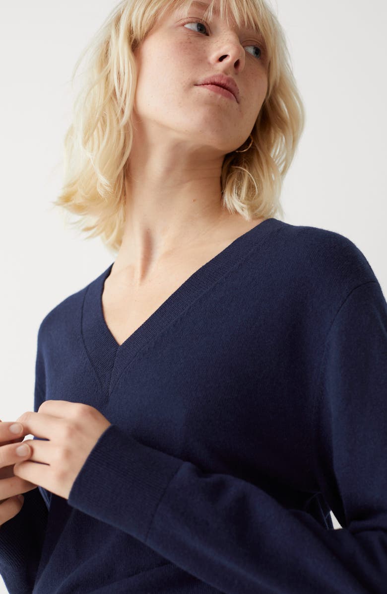 & Other Stories V-Neck Wool Sweater, Alternate, color, 
