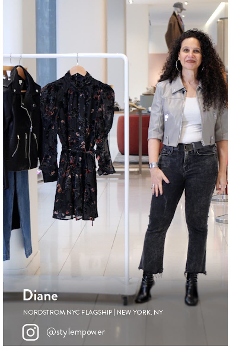 Guthern Burnout Long Sleeve Minidress video