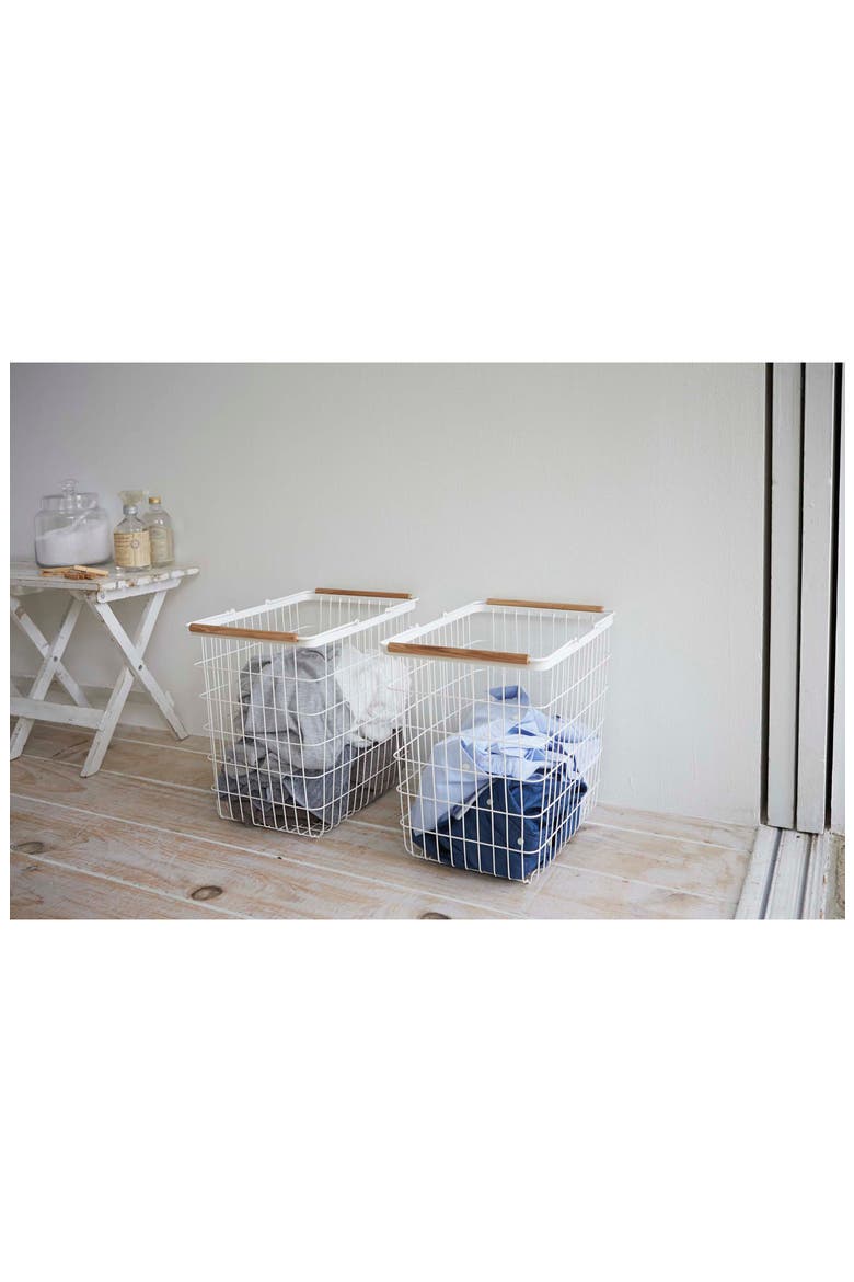 Tosca Laundry Basket, Alternate, color, WHITE LARGE