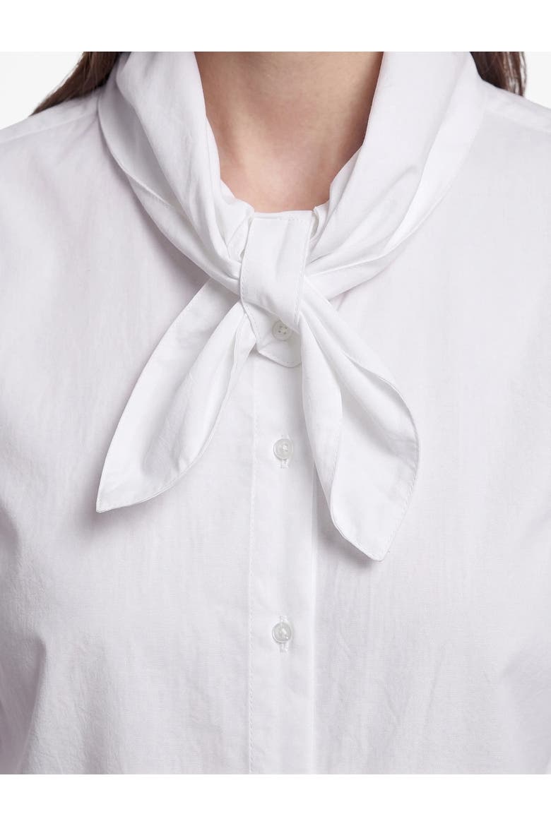 Scarf Neck Shirt, Alternate, color, OFF WHITE