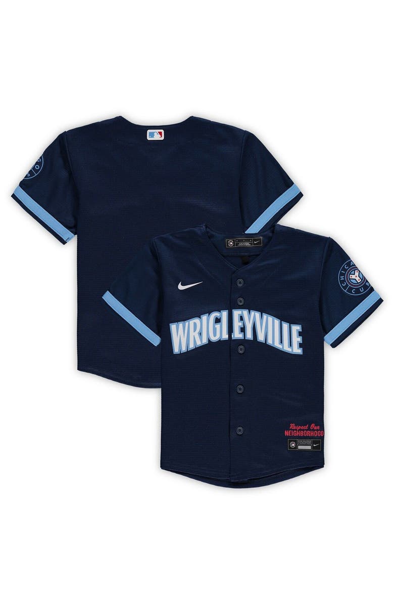 Nike Toddler Nike Navy Chicago Cubs MLB City Connect Replica Team Jersey, Main, color, Navy