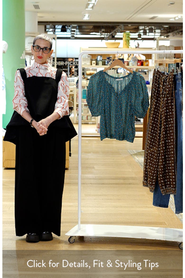 June Paisley Cotton Top video