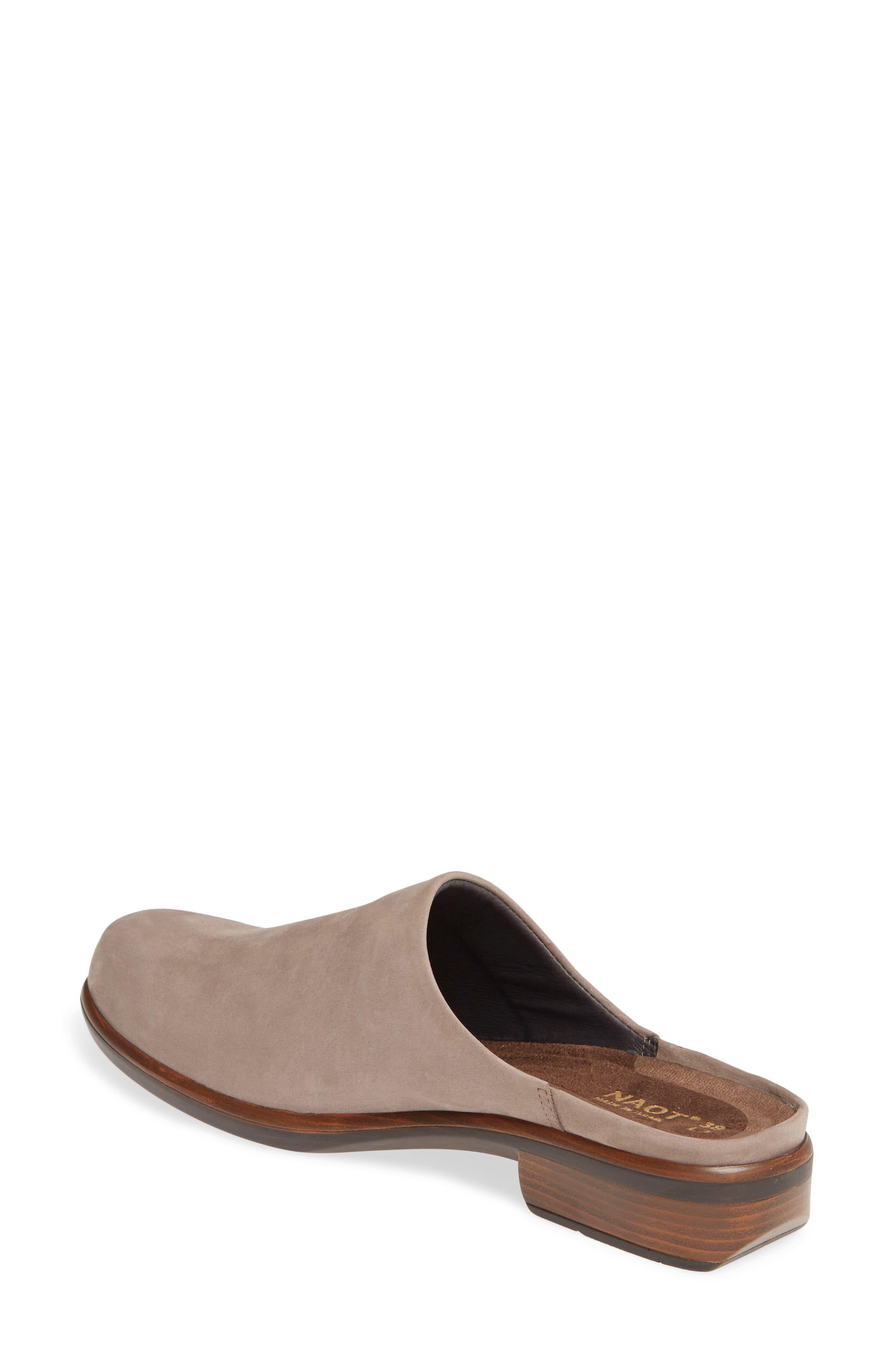 Lodos Mule, Alternate, color, SHIITAKE NUBUCK LEATHER