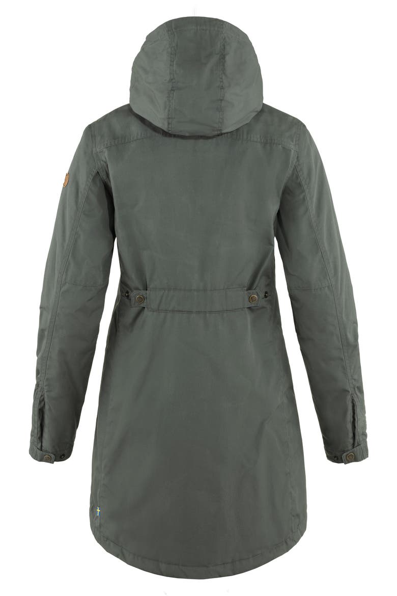 Kiruna Water Resistant Parka, Alternate, color, BASALT
