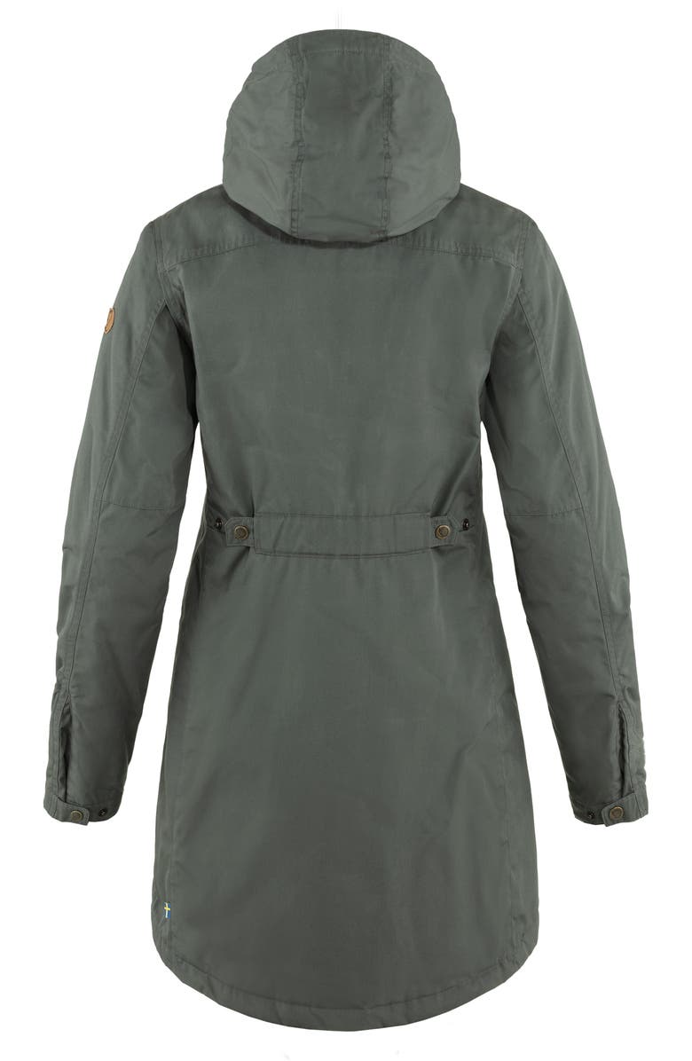 Fjällräven Kiruna Water Resistant Parka, Alternate, color, Basalt