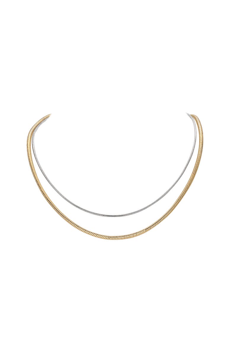 Colosseum Necklace, Main, color, Gold & Silver