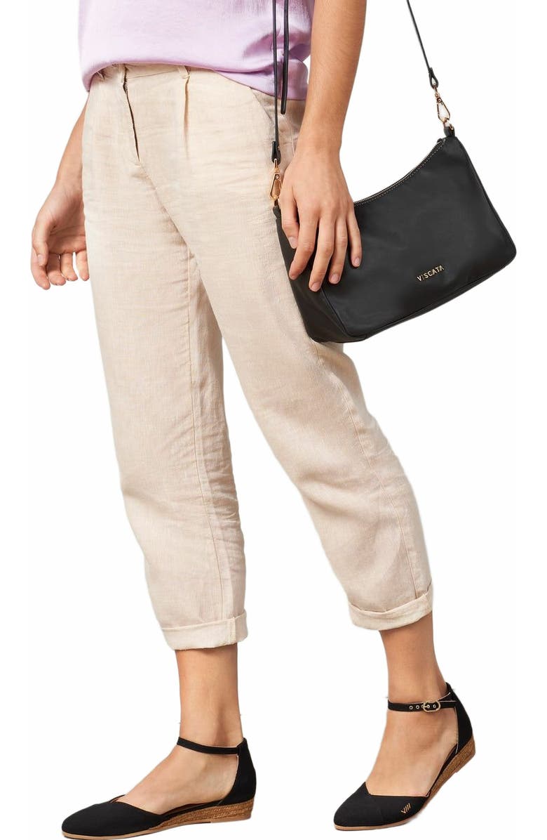 VISCATA Montroig Canvas Espadrille Flats, Alternate, color, Black