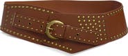 BP. Angular Studded Faux Leather Belt