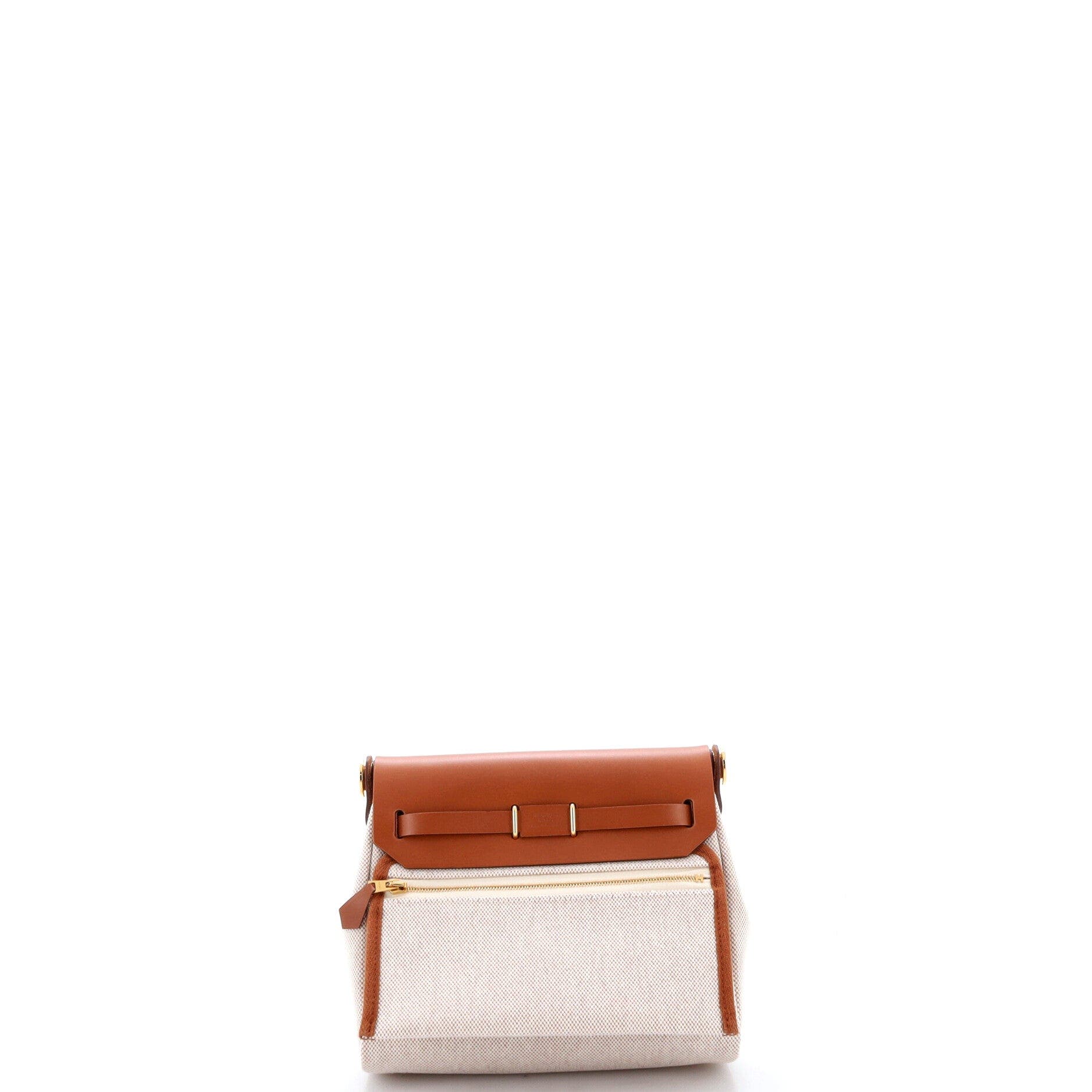 Herbag Zip Toile and Leather 20, Alternate, color, Metallic Gold