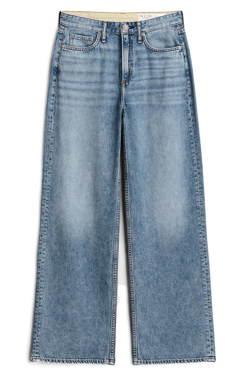 rag & bone Featherweight Logan Wide Leg Jeans, Alternate, color, Audrey