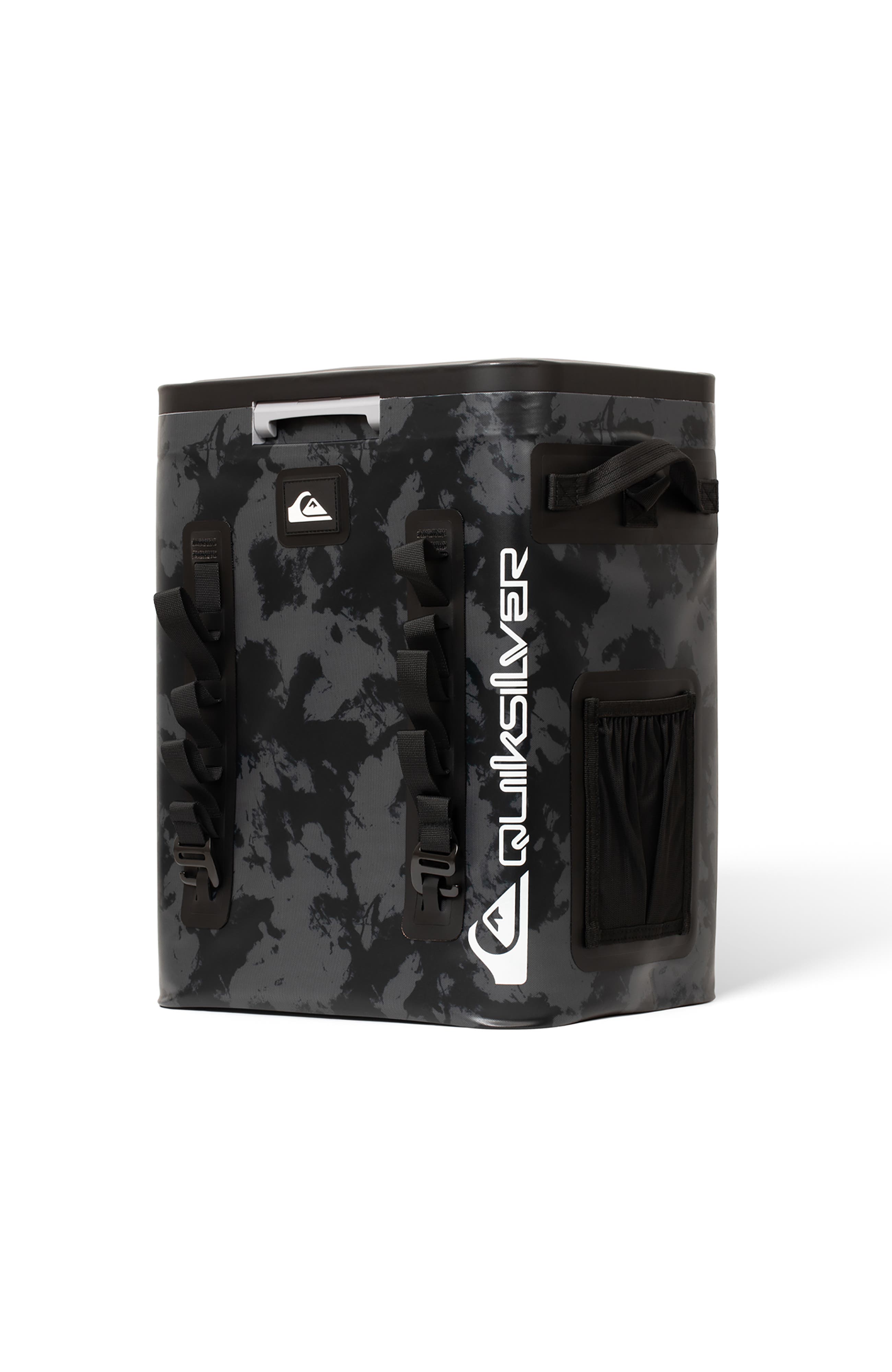 Quiksilver Coastal 20L Multi-Layer Insulated Zipperless Cooler Backpack with Bottle Opener, Alternate, color, Tie-Dye