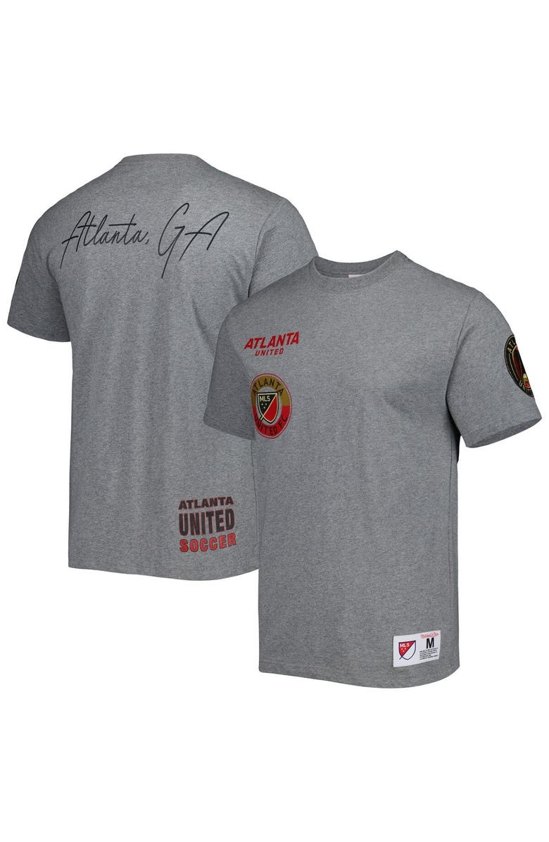 Mitchell & Ness Men Mitchell & Ness Gray Atlanta United FC City Tee, Main, color, Gray