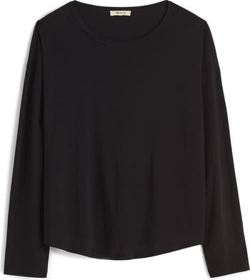 メイドウェル Madewell Long Sleeve Ballet Back Tee レディース シャツ トップス Jet Black Women's Madewell Long Sleeve Ballet Back Tee | Zappos.com