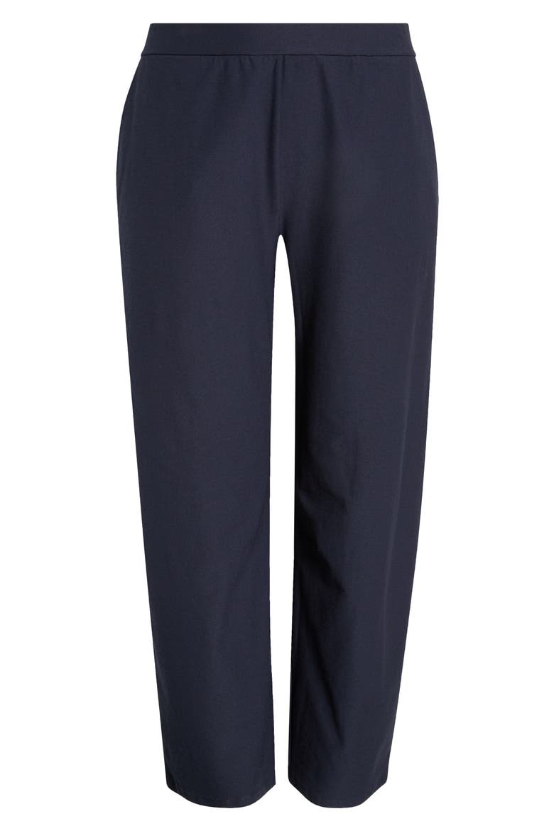 High Waist Ankle Barrel Leg Pants, Alternate, color, INK