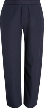 Eileen Fisher High Waist Ankle Barrel Leg Pants