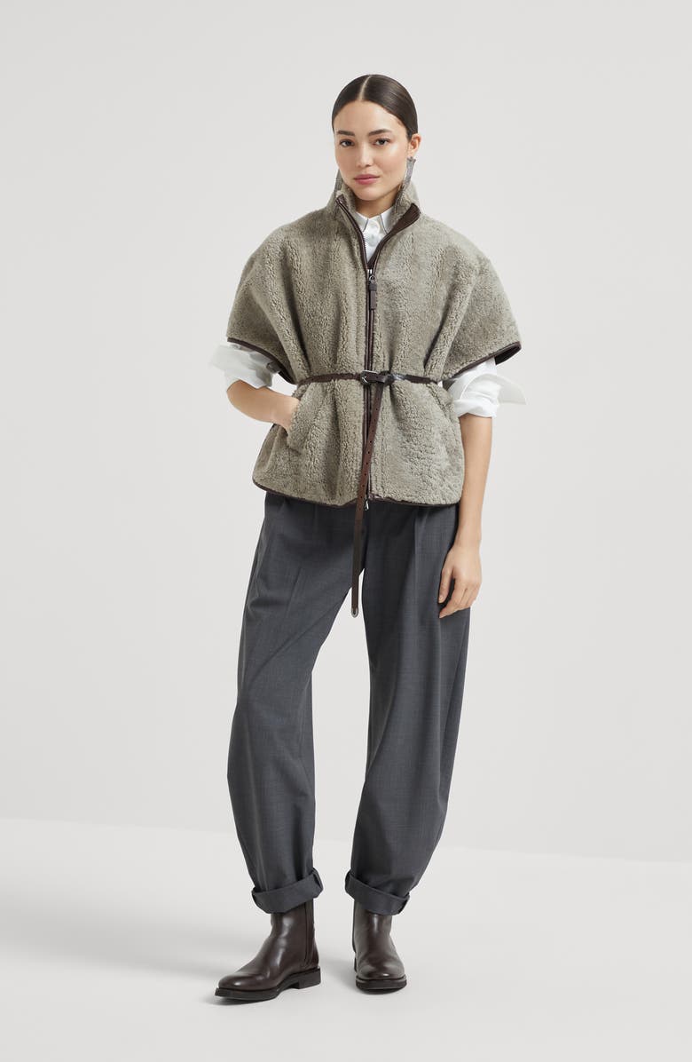 Brunello Cucinelli Slouchy trousers, Alternate, color, Anthracite