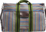 Dries Van Noten Striped Canvas Tote