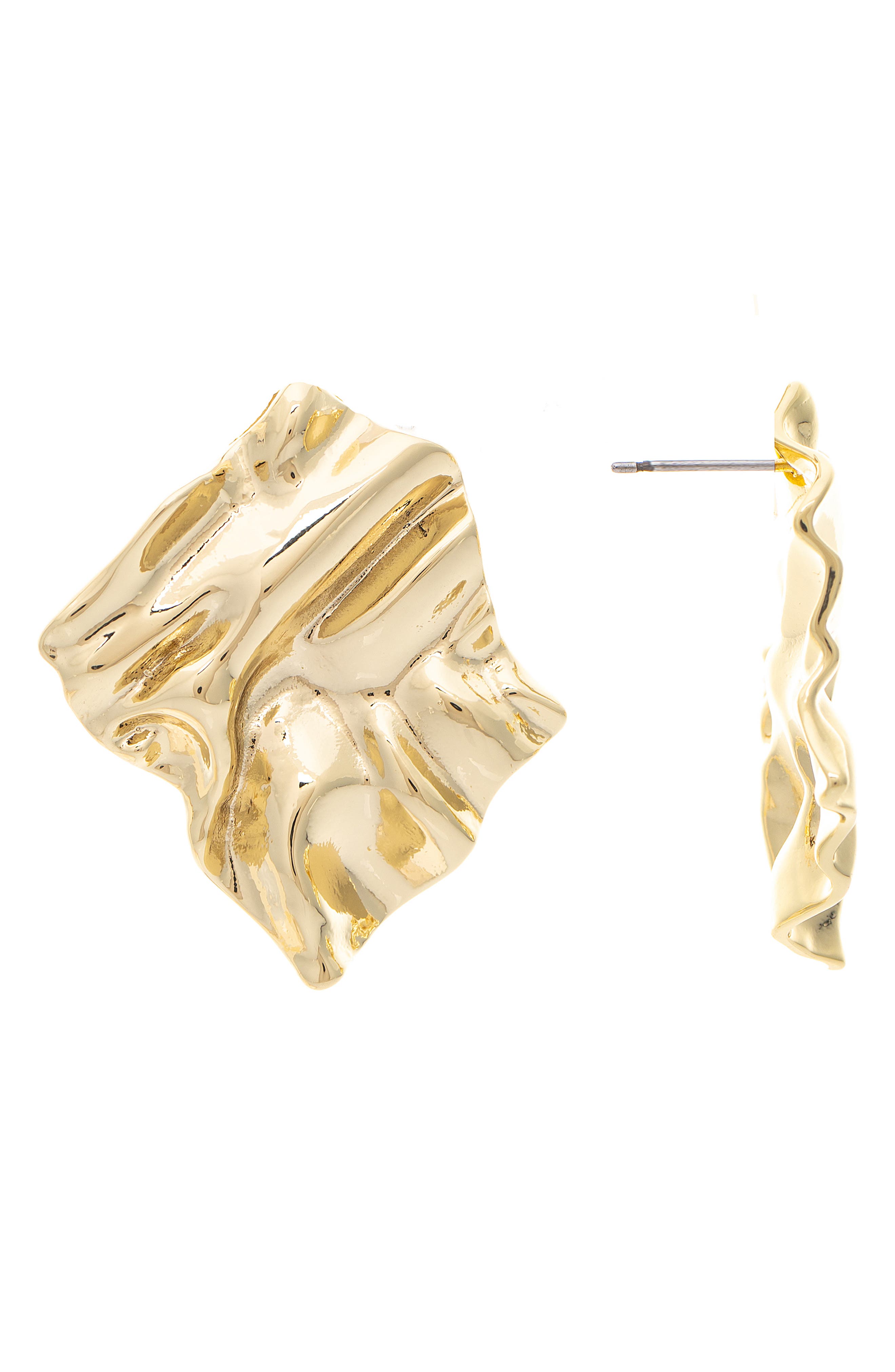 RIVKA FRIEDMAN Wavy Statement Earrings