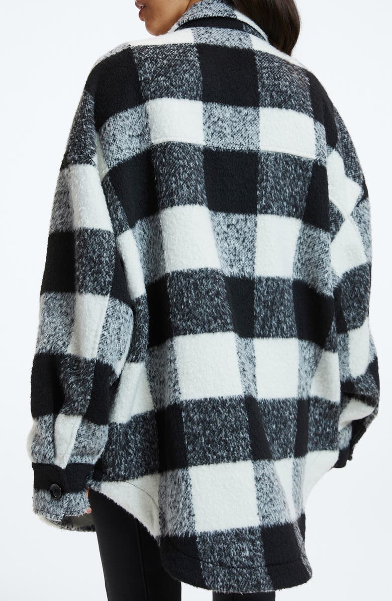 Good American Plaid Shacket, Alternate, color, 