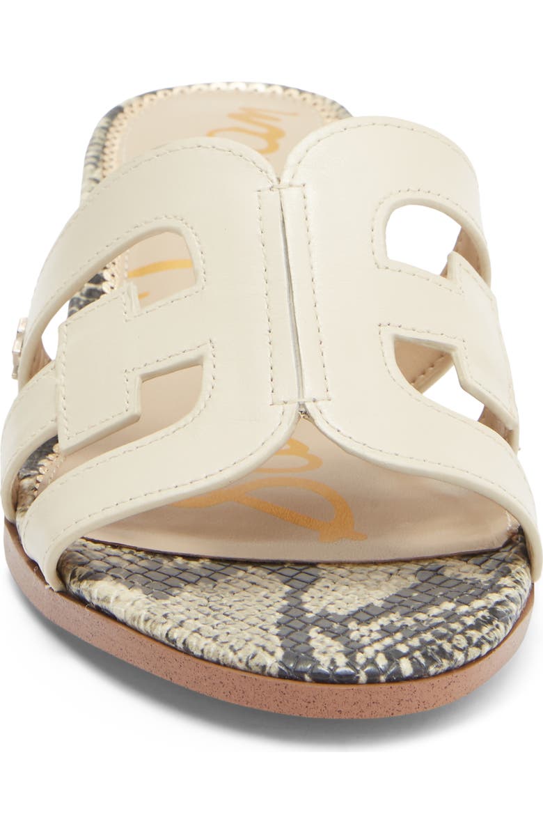 Sam Edelman Illie Block Heel Slide Sandal, Alternate, color, Ivory