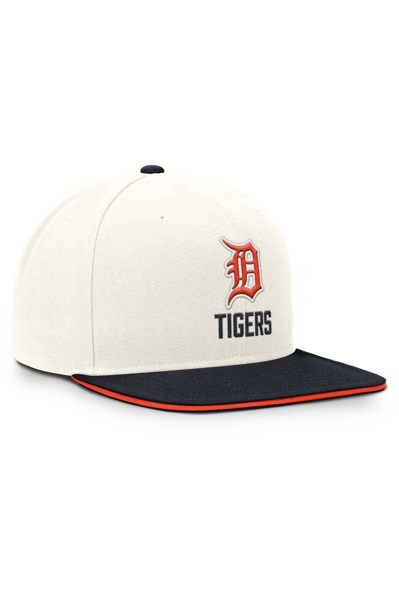 Men's Nike Cream/Navy Detroit Tigers Cooperstown Pro Dri-FIT Snapback Hat, Alternate, color, Cream