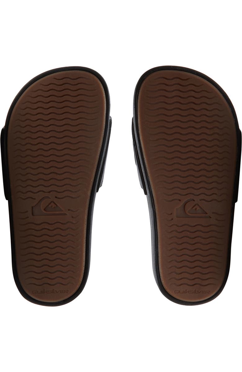 Quiksilver Kids' Rivi II Woordmark Slide Sandal, Alternate, color, Black