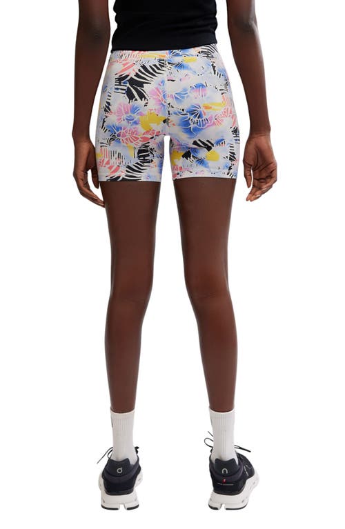 Free People Printed Never Better Bike Shorts In Mystic Floral Combo