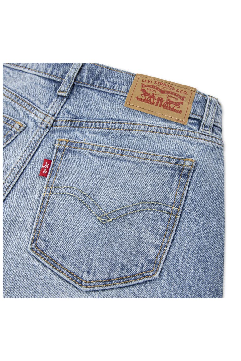 Kids' Icon Denim Skirt, Alternate, color, COASTAL DRIFT