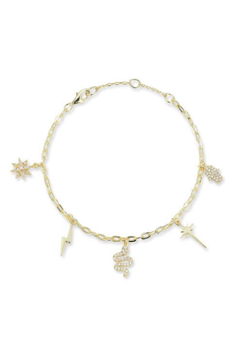 CZ Charm Bracelet