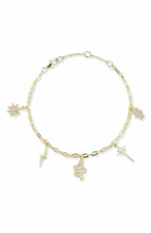 GLAZE JEWELRY CZ Charm Bracelet