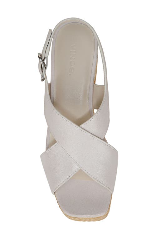 Vince Clementina Slingback Platform Sandal In Sabbia
