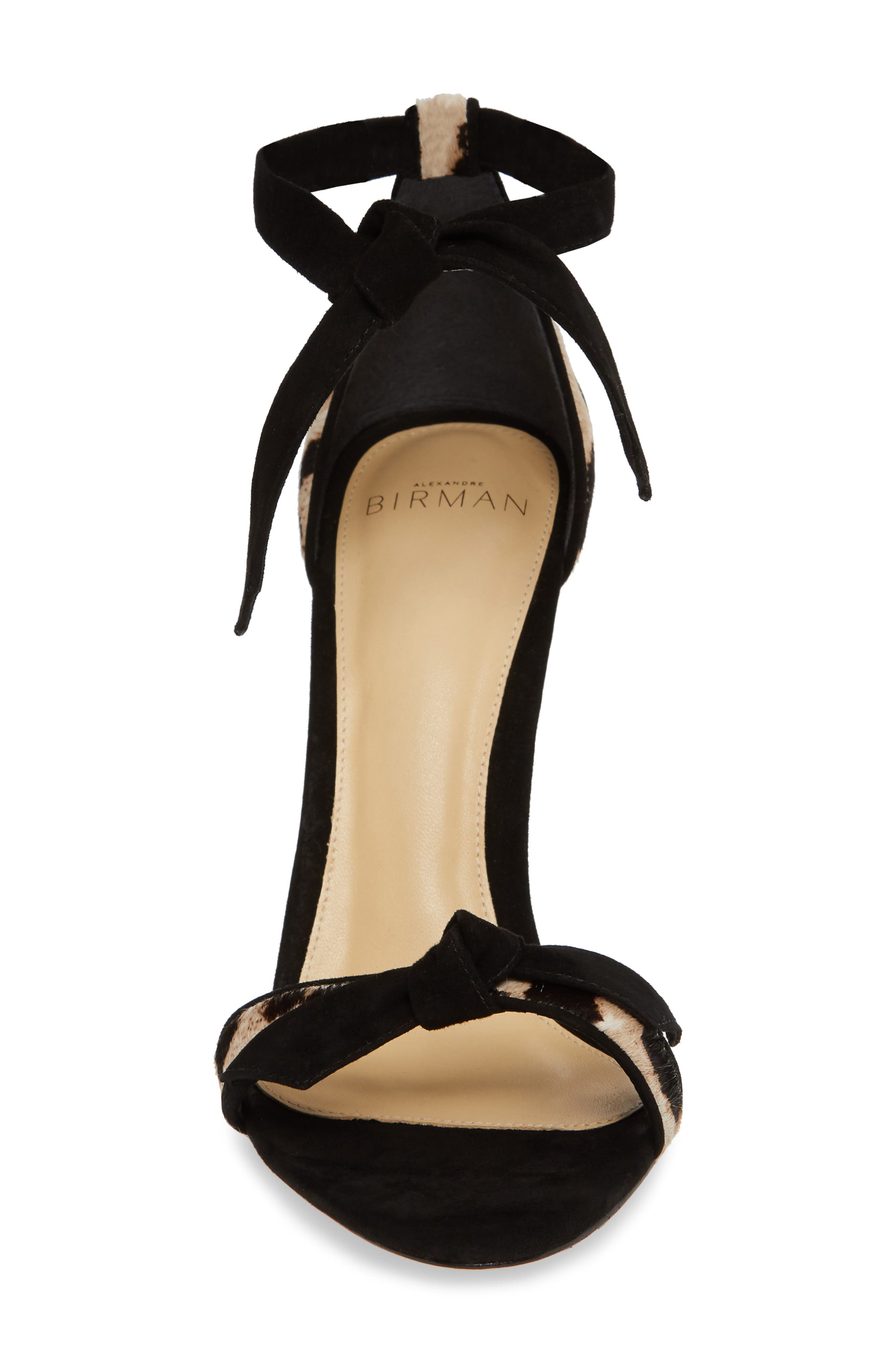 Alexandre Birman Clarita Genuine Calf Hair Ankle Tie Sandal, Alternate, color, 