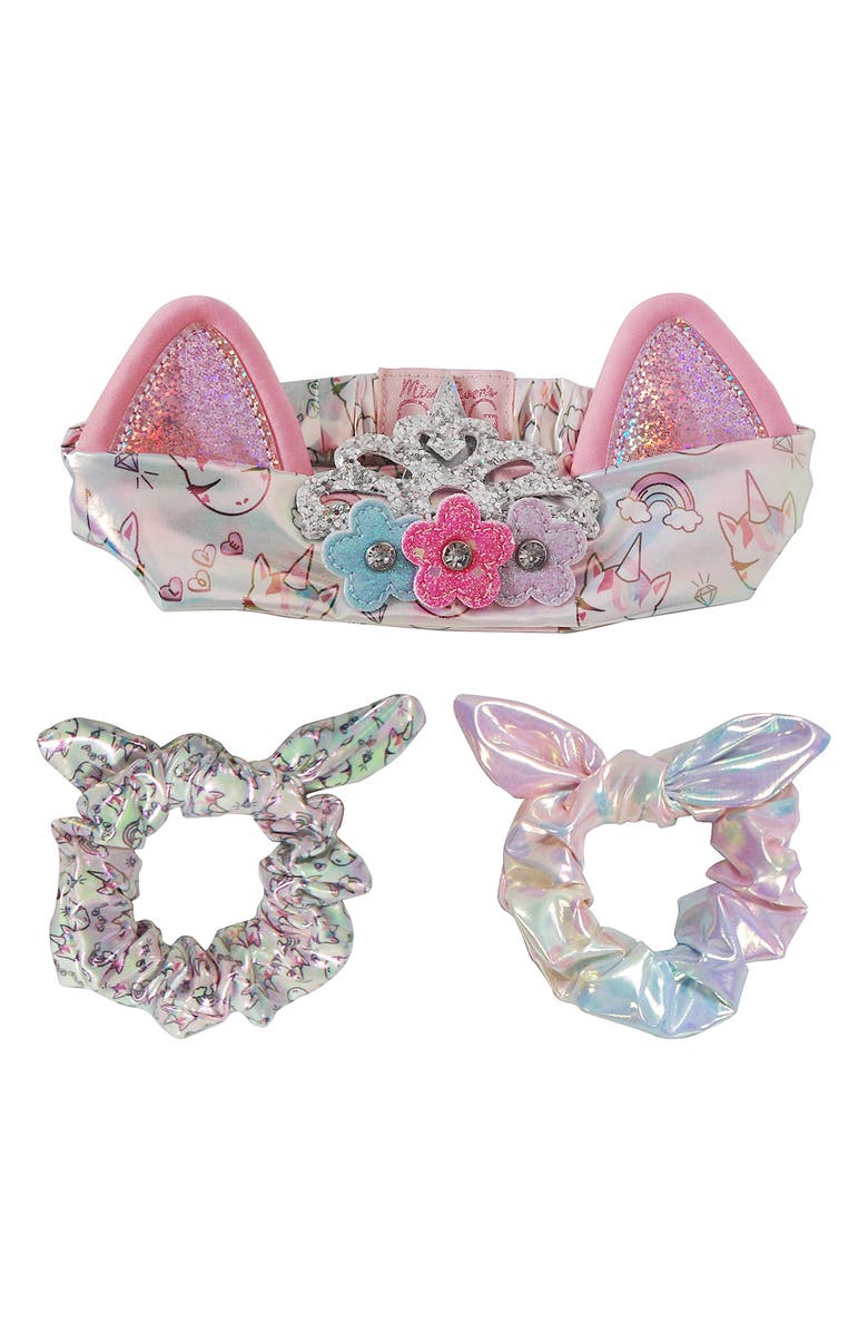 OMG Accessories Miss Gwen 3-Piece Glitter Headband Set, Main, color,