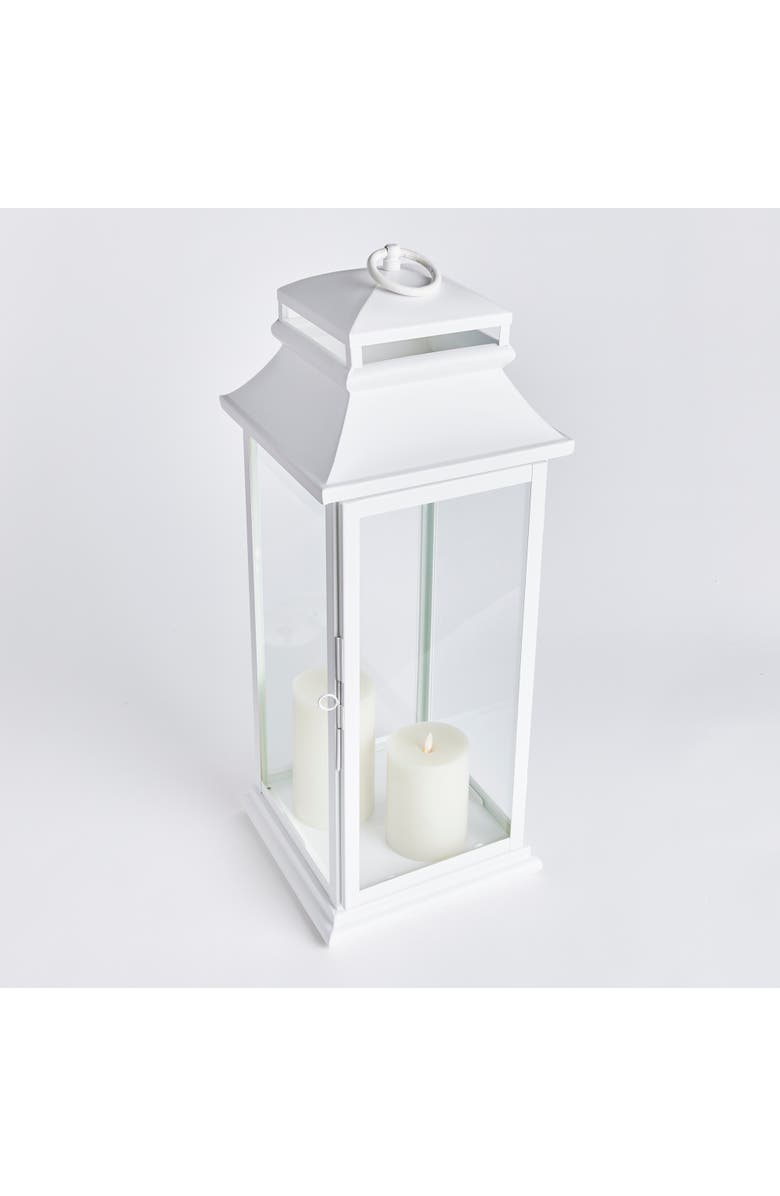 Napa Home & Garden Matilda Outdoor Lantern Candle Holder Large, Alternate, color, White