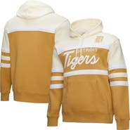 Mitchell & Ness Men's Mitchell & Ness Tan/Cream Detroit Tigers Head Coach Pullover Hoodie