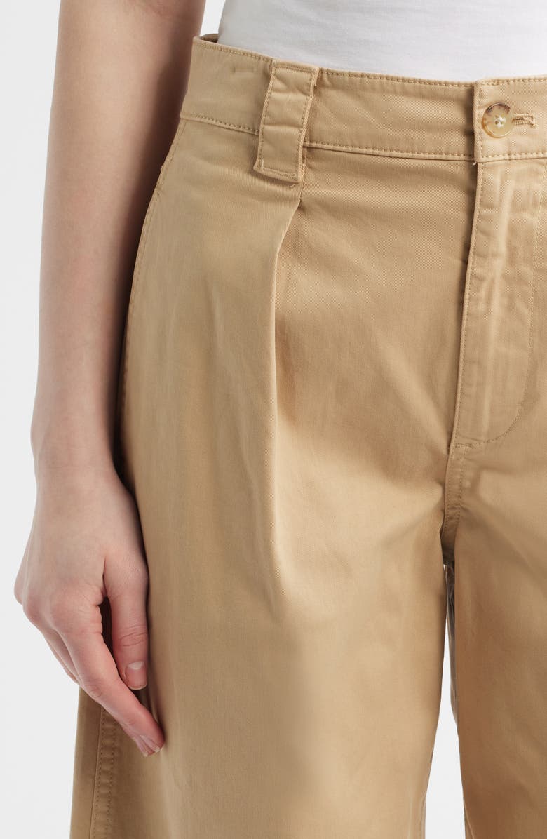 Madewell The Barrel Leg Chino Pants, Alternate, color, Fawn
