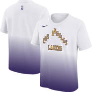 Nike Youth Nike White/Purple Los Angeles Lakers 2025/26 City Edition Max90 T-Shirt