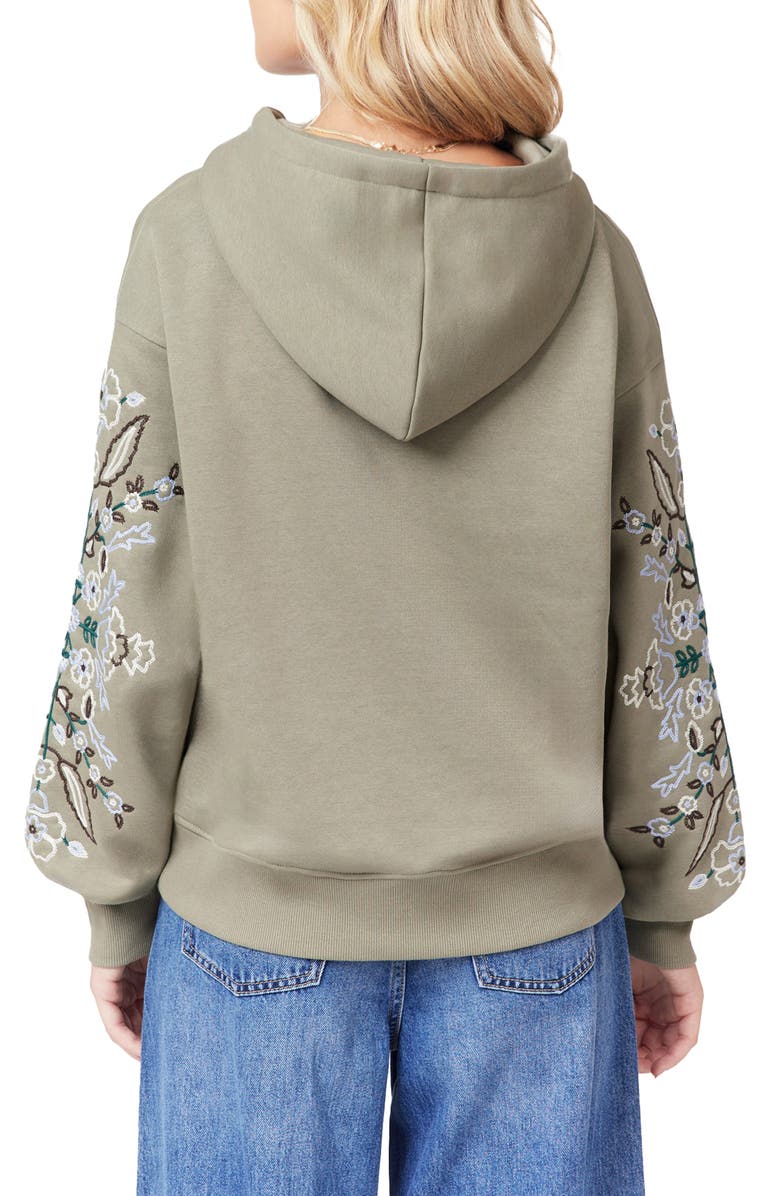 Embroidered Hooded Sweatshirt
