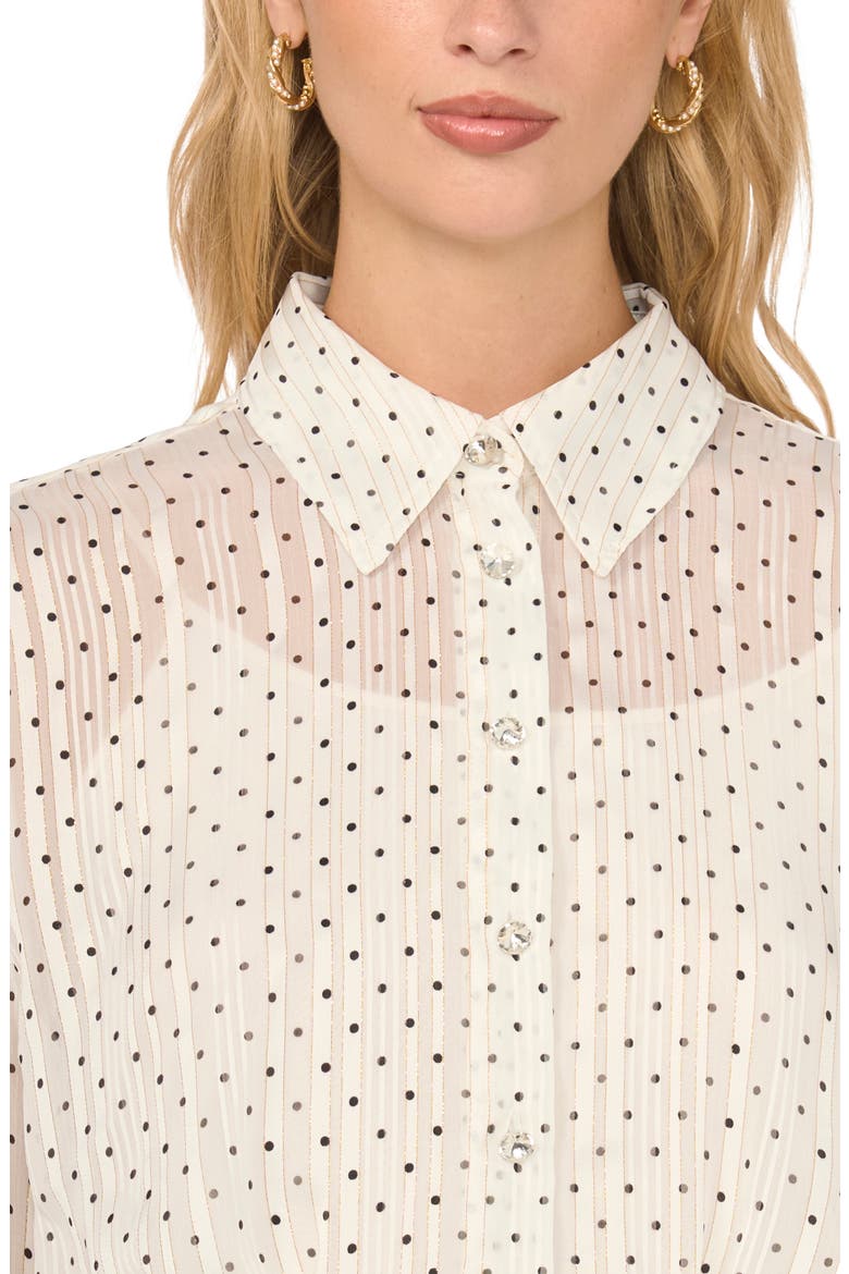 Pintucked Button Front Shirt, Alternate, color, NEW IVORY