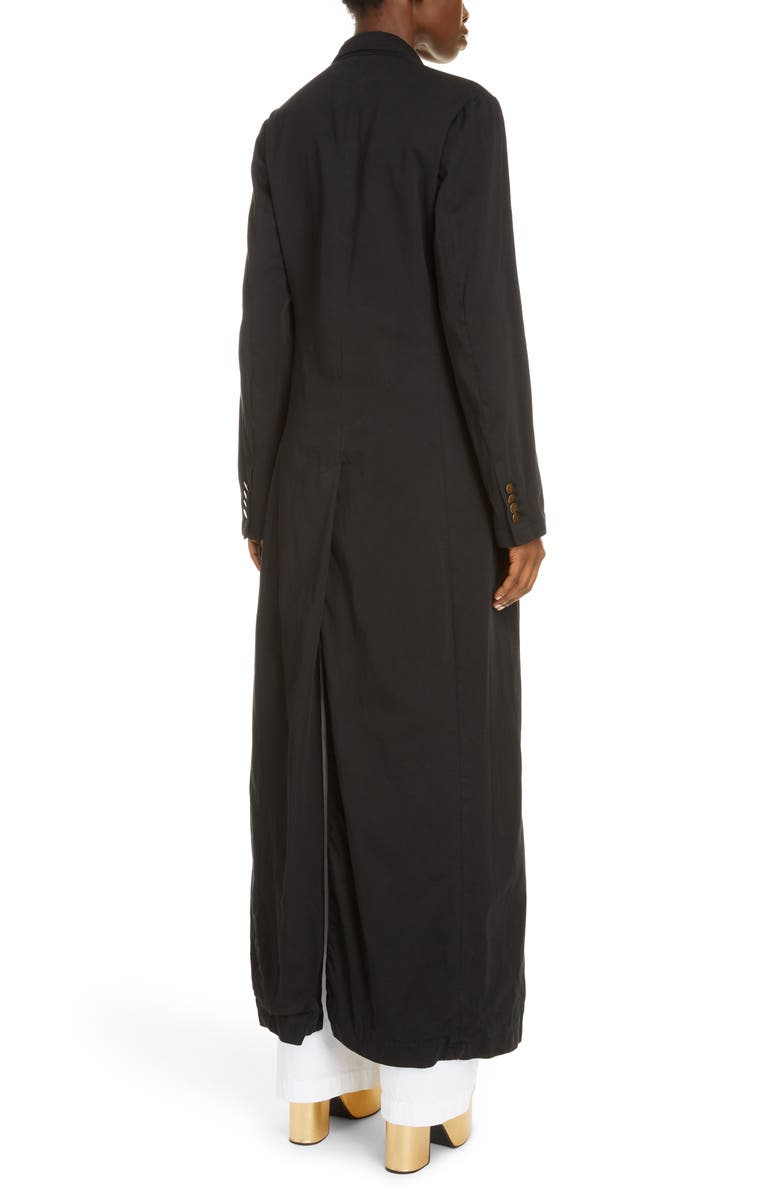 Dries Van Noten Ride Double Breasted Cotton Coat, Alternate, color, 