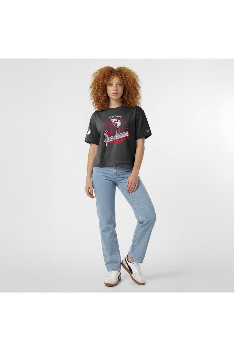 Women's Champion Black Cleveland Guardians All-Star T-Shirt, Alternate, color, Black